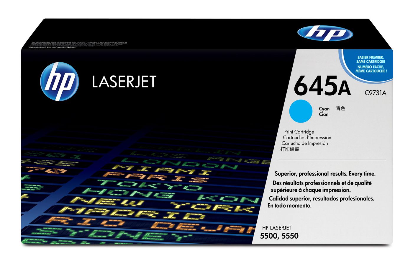 HP Toner 645A – cyan, 12000 Seiten
