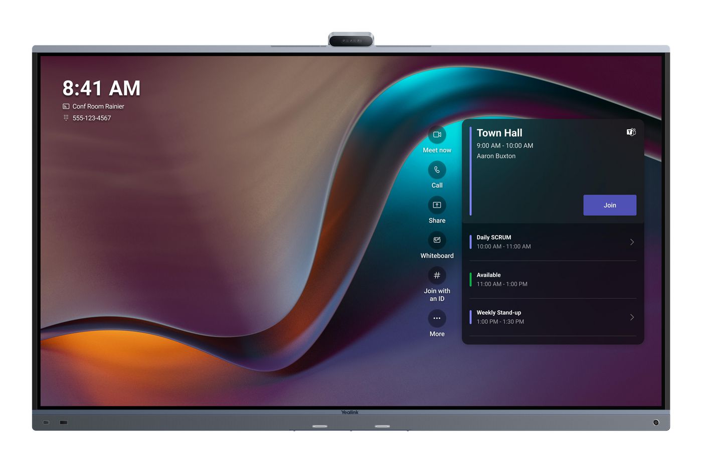 Yealink MeetingBoard 86 Pro – 85,8" Touch, 3840 × 2160 (4K), Webcam, LAN