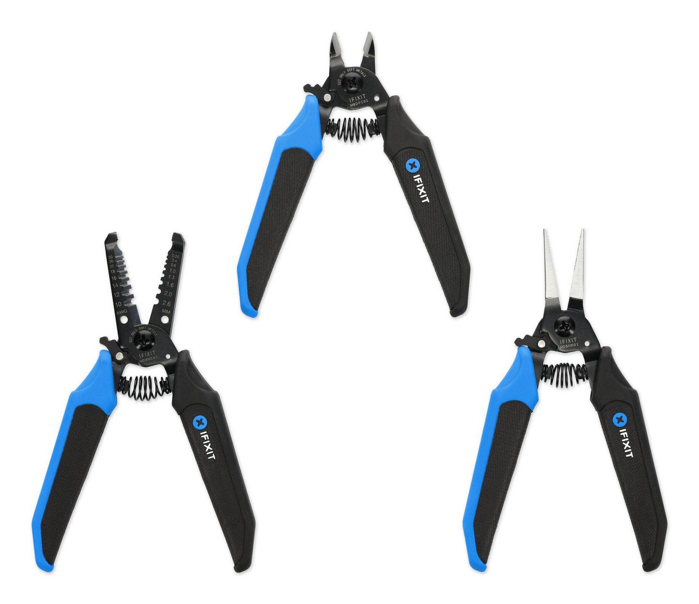 iFixit Zangensatz, 3-teilig, Elektronik & Feinmechanik – IF145-550-1