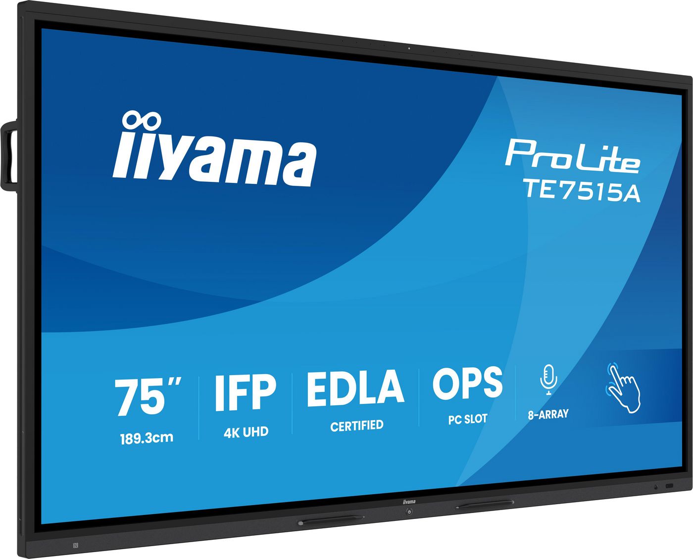 iiyama Interaktives Touch-Display, 75", Ultra HD 4K, 550 cd/m²