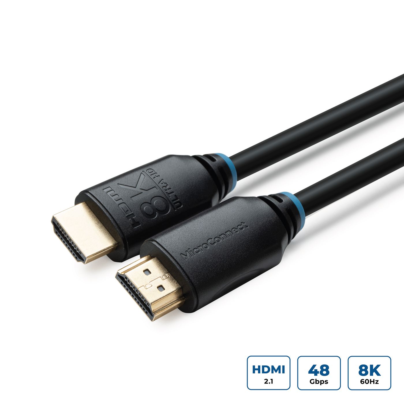 Microconnect HDMI Kabel HDMI 2.1 8K 60 Hz – 5 m – HDR, ARC