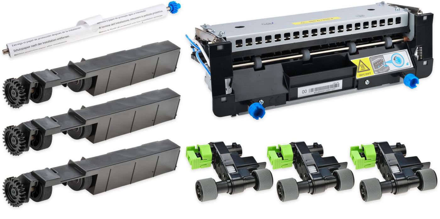 Lexmark Wartungskit, 220 V, 200'000 Seiten – für XM5170, XM5163, XM7155 und andere, Schwarz, Metallisch