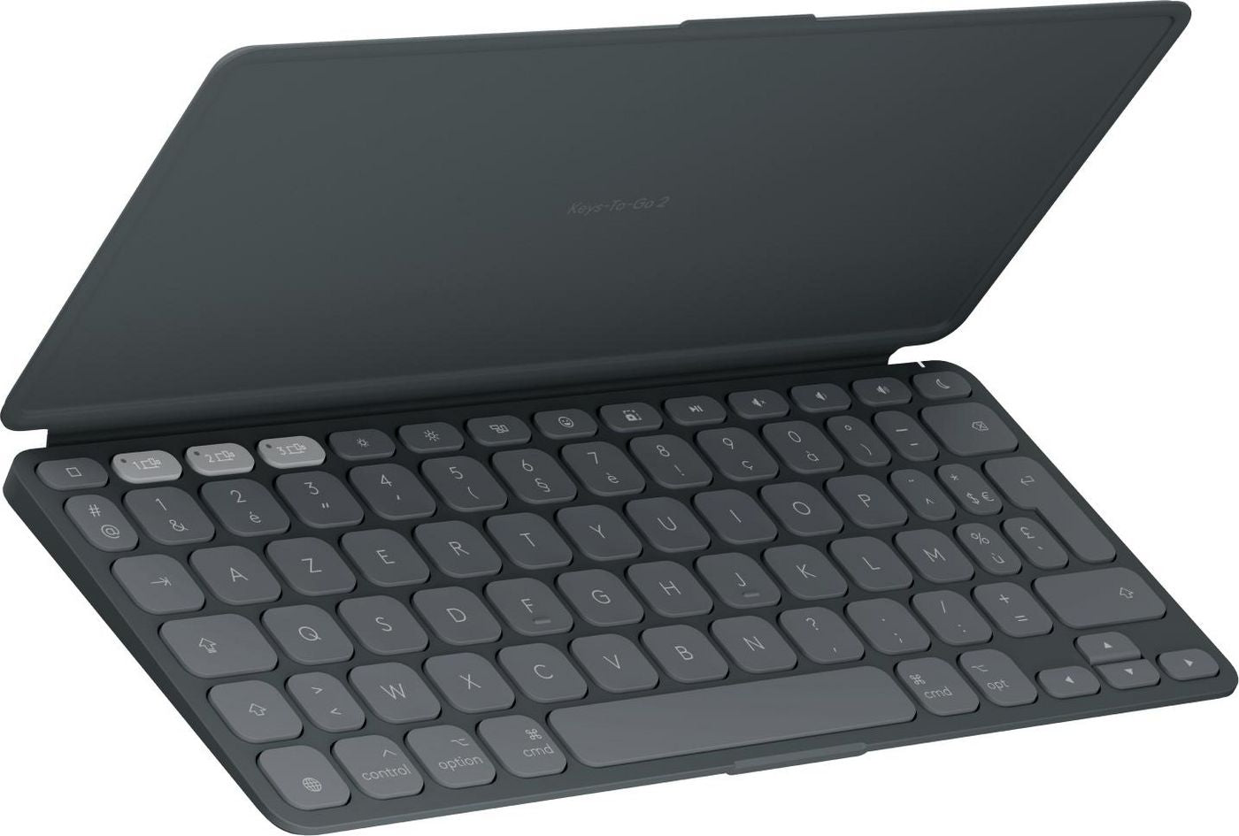 Logitech Keys-To-Go 2 – Tastatur, kabellos (Bluetooth), FR-Layout (FR), Graphit