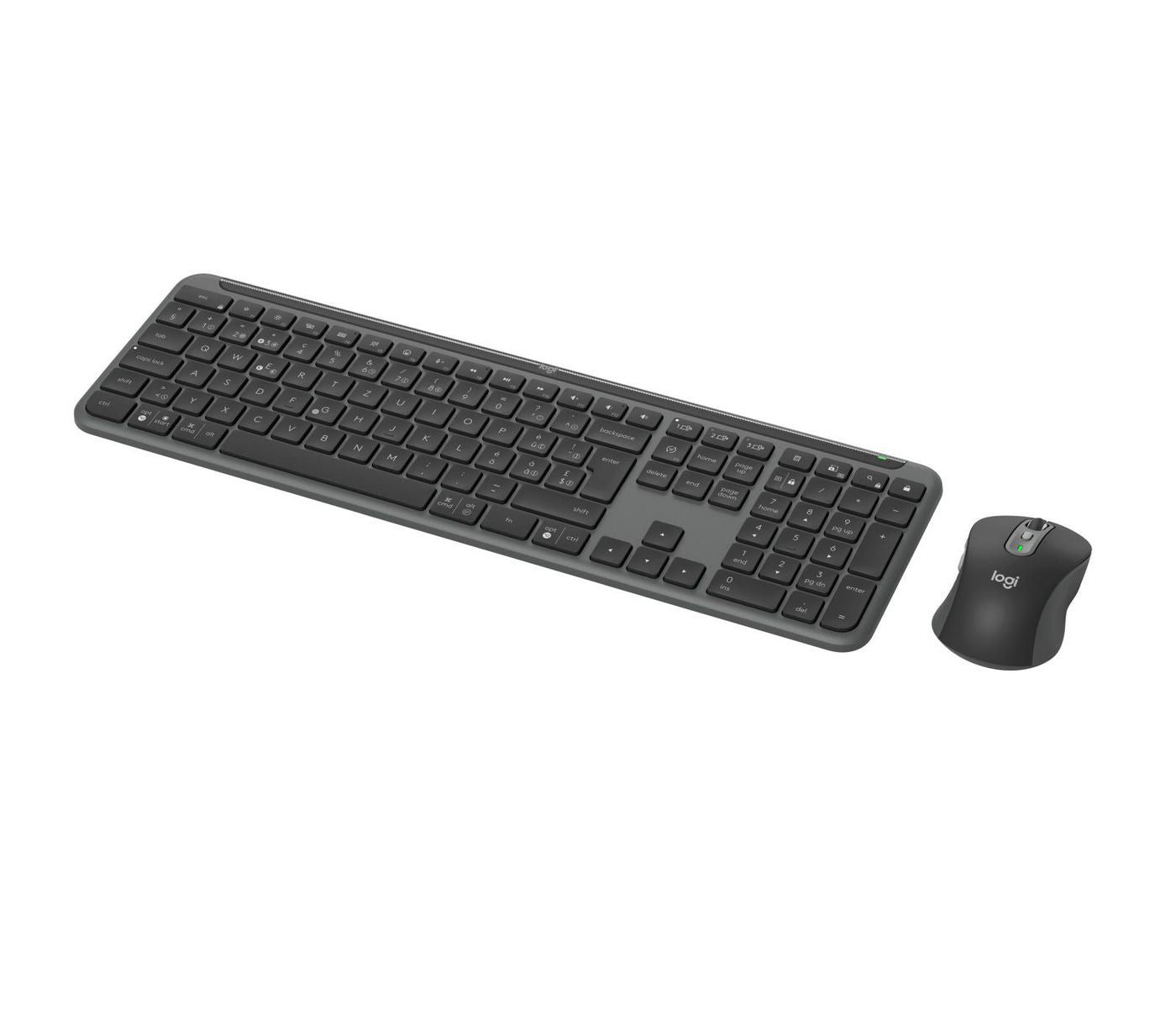 Logitech MK950 Signature Slim – Tastatur-Maus-Set – Schere – Bluetooth & 2,4 GHz (Logi Bolt) – QWERTZ (CH)