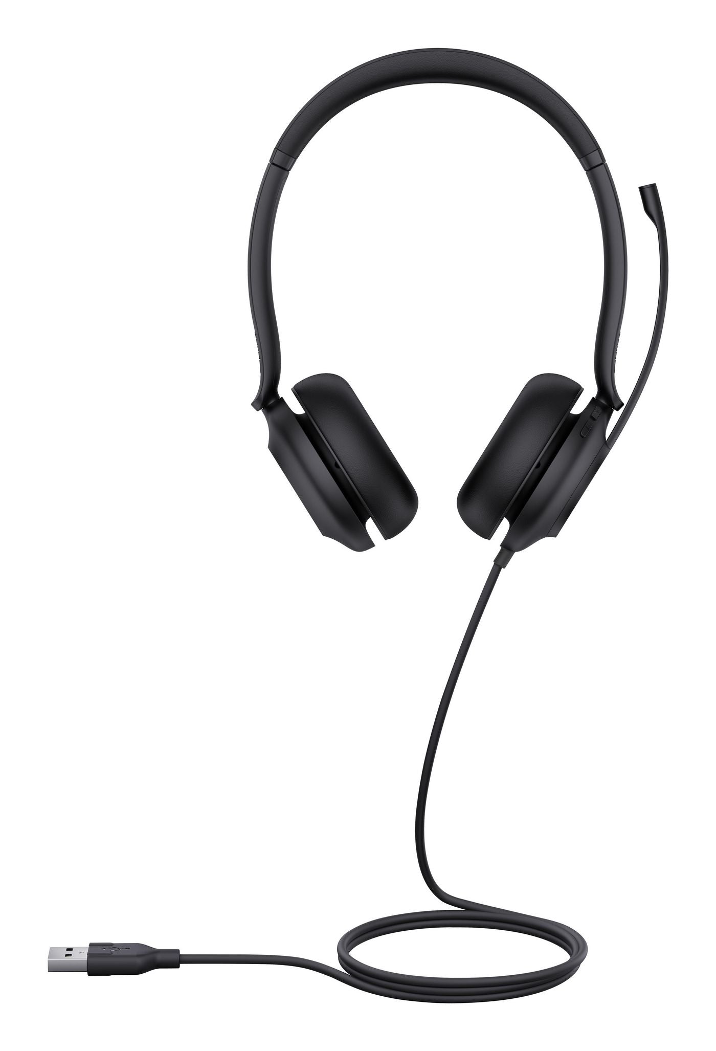 Yealink UH35 Dual UC Office-Headset – Over-Ear, Stereo, Kabelgebunden, USB-A, für T41S, T42S, T46S und andere, Schwarz