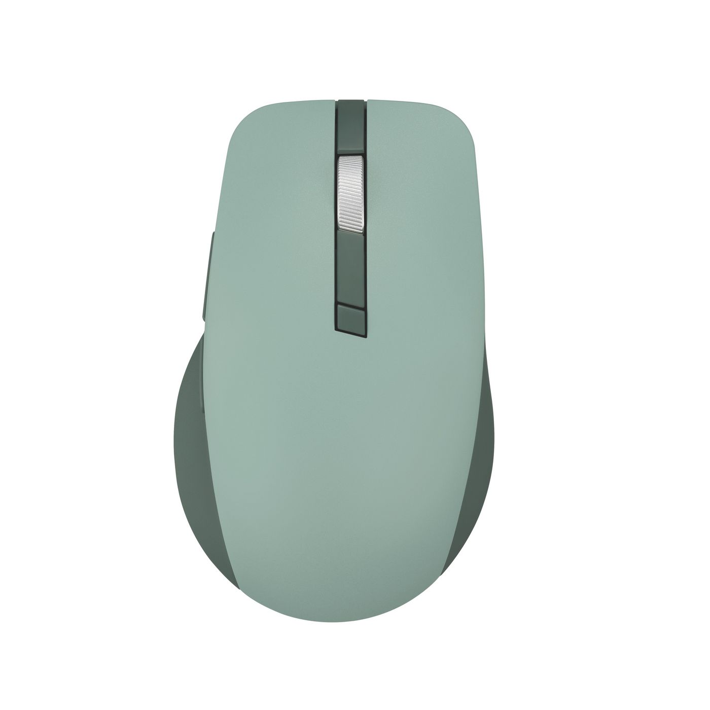 ASUS Smarto MD200 Silent Plus – Maus – Kabellos (Bluetooth/2,4 GHz), 4200 DPI, beidhändig, Grün