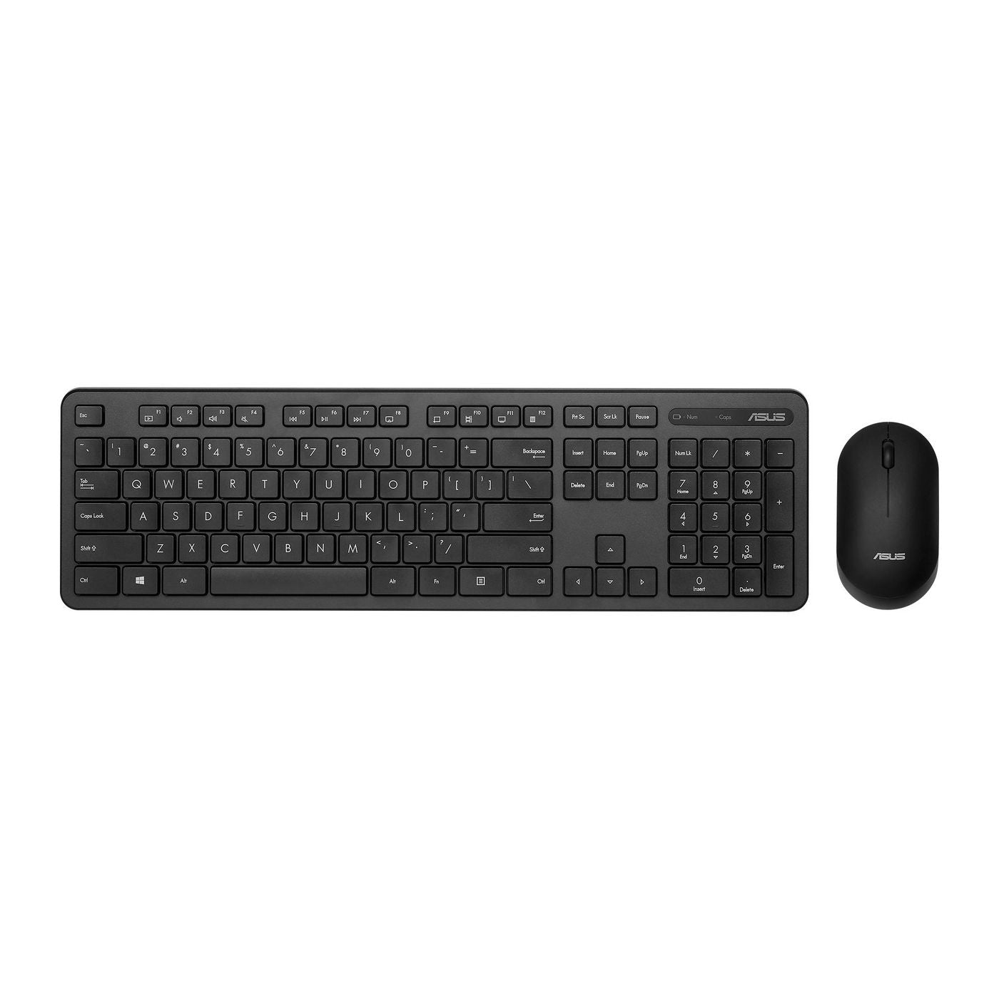 ASUS CW100 – Tastatur- und Maus-Set – 2,4 GHz USB-A (Empfänger) – Schwarz