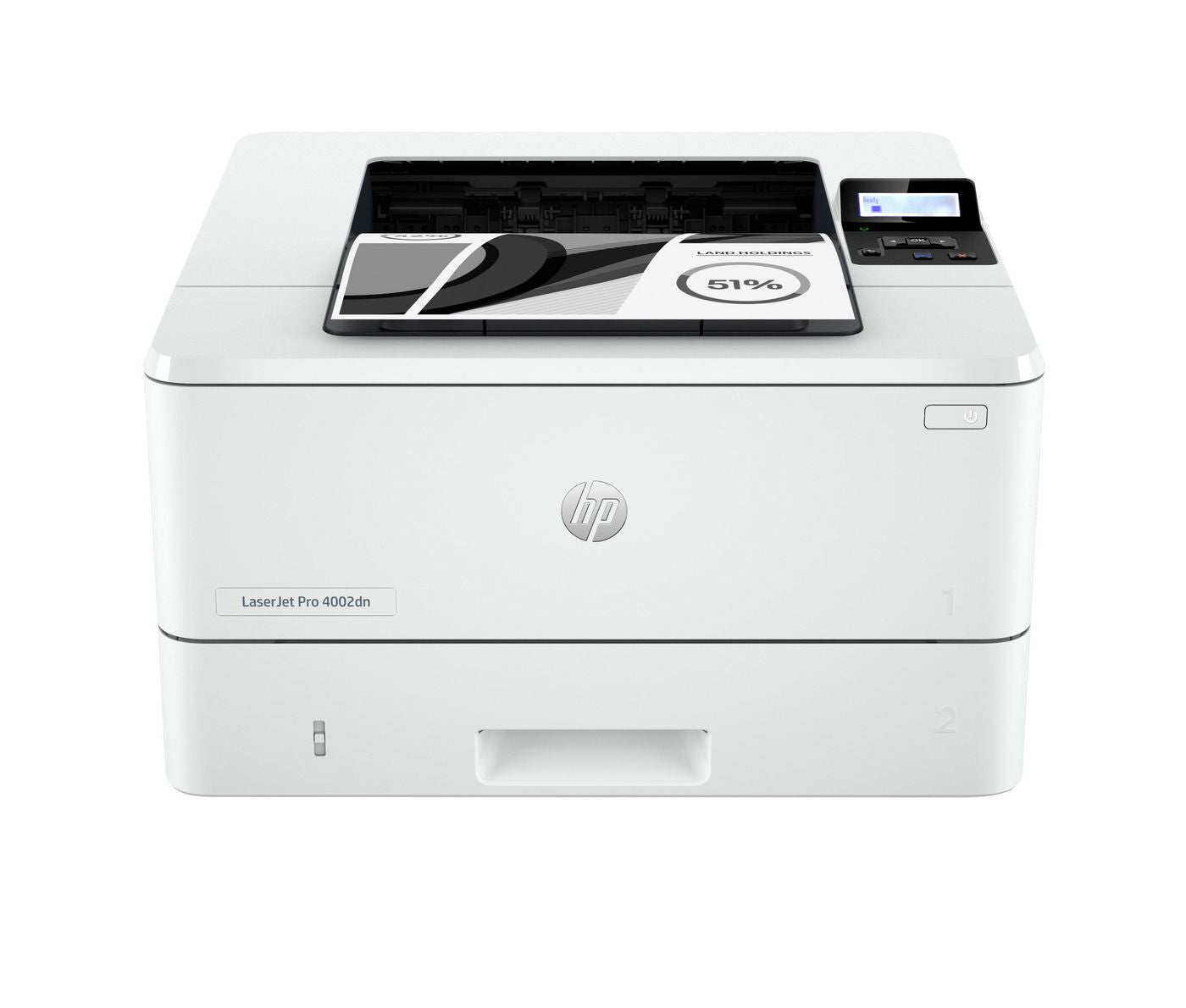HP LaserJet Pro 4002Dn – A4, S/W, Duplex, 40 S./Min., 1200 × 1200 dpi, LAN/USB, Papier: 350 Blatt