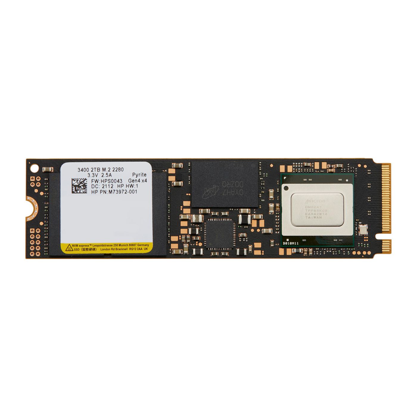 HP 2 TB NVMe M.2 PCIe 4.0 TLC