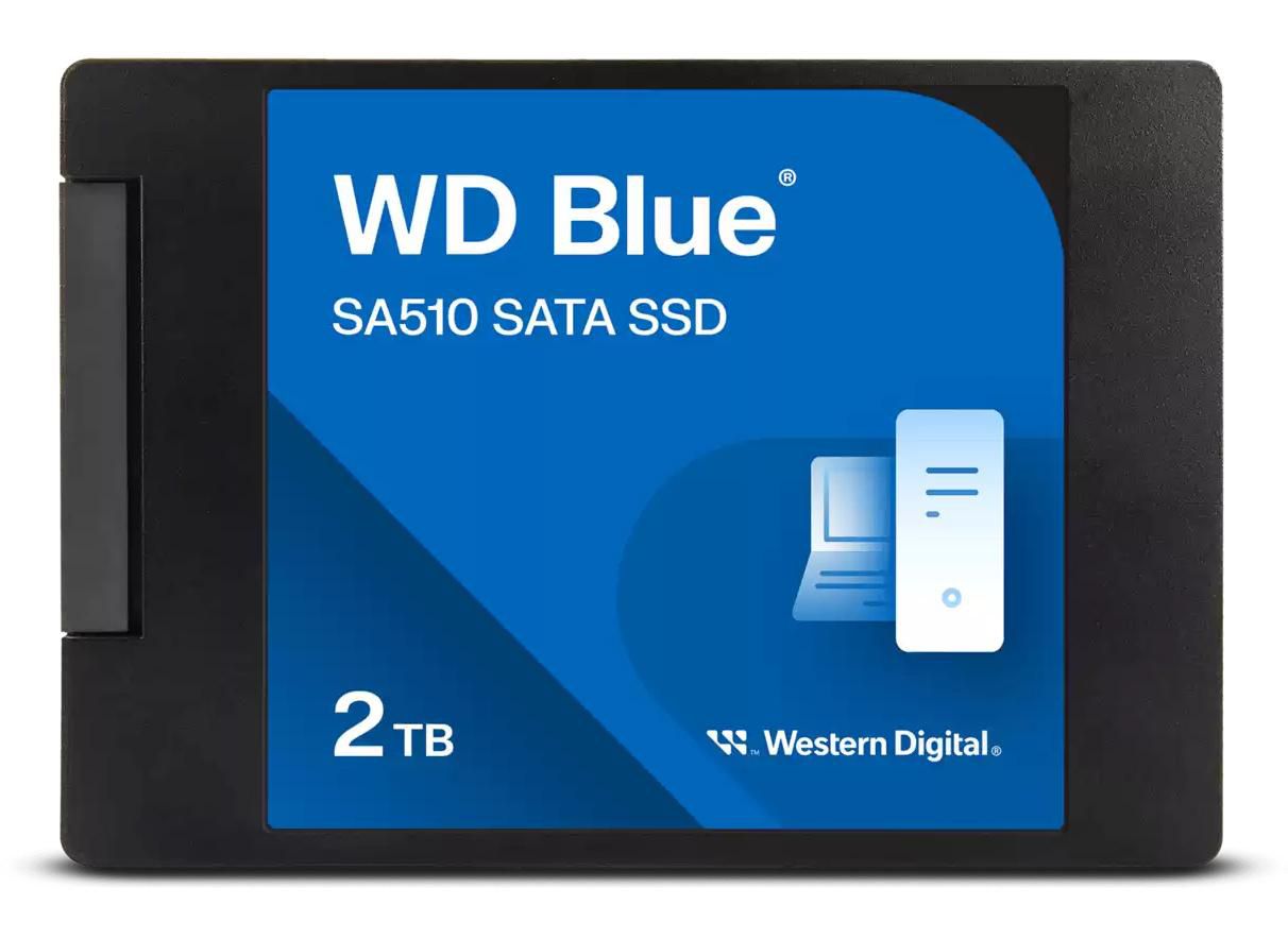Western Digital Blue SA510 2 TB – 2,5" SATA 6 Gbit/s, 560/520 MB/s