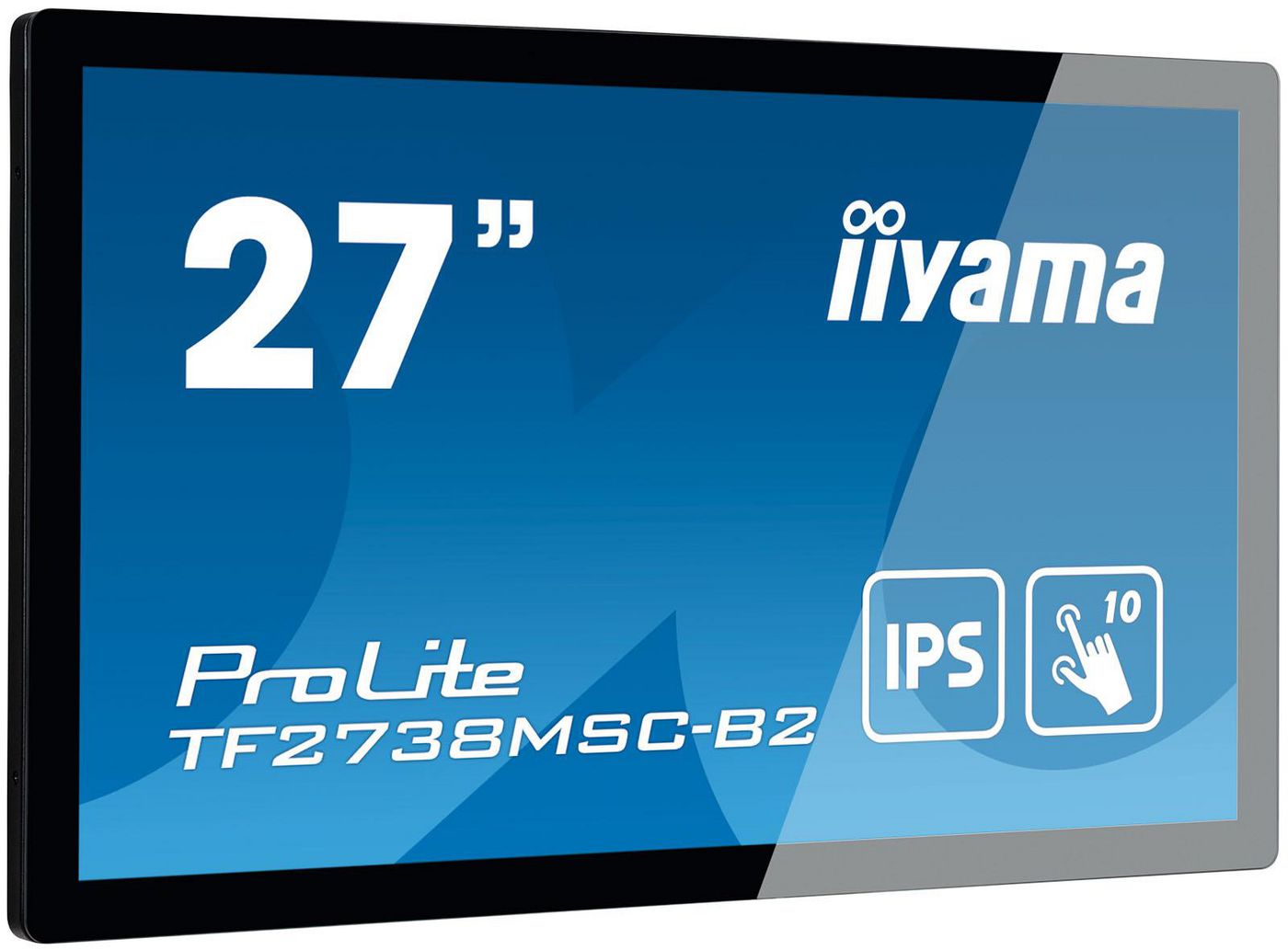 iiyama ProLite TF2738MSC-B2 – Monitor, 27", 1920 × 1080 (Full HD), Touch, Schwarz