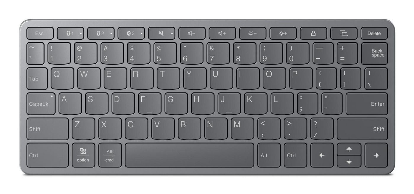 Lenovo Tastatur – kabellos, Multi-Device – USB-C – Grau