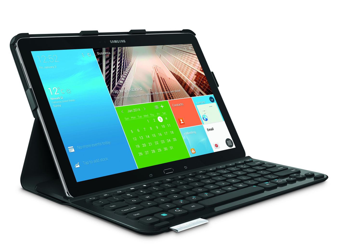 Logitech Pro Tastatur, kabellos (Bluetooth), FR-Layout (FR), Schwarz