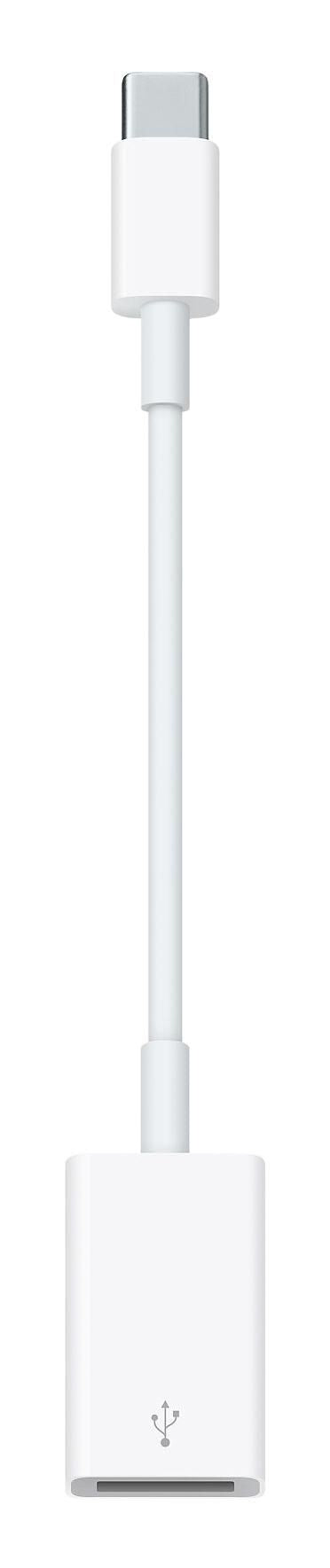 Apple MW5L3ZM/A USB-C zu USB-A Adapter – für iPhone/iPad/Mac (Auswahl), Weiss