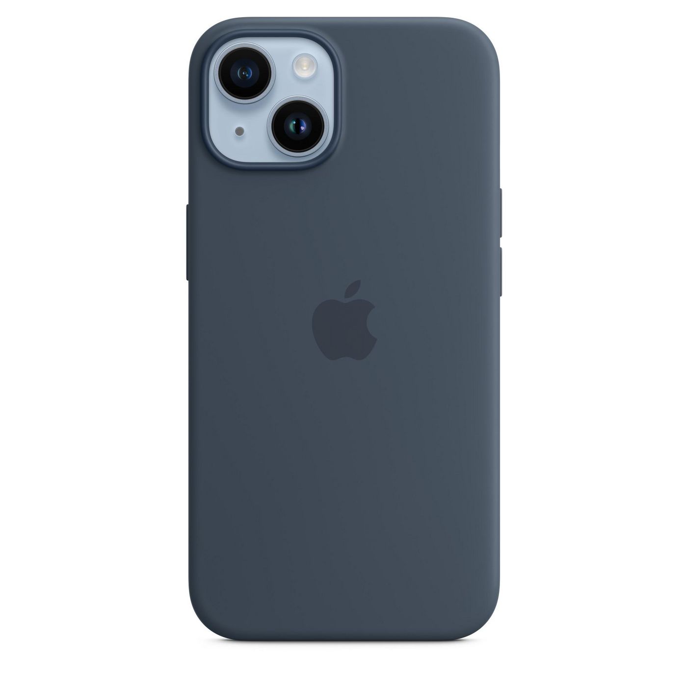 Apple Backcover – für Apple iPhone 14, MagSafe, Silikon+Mikrofaser, Navy