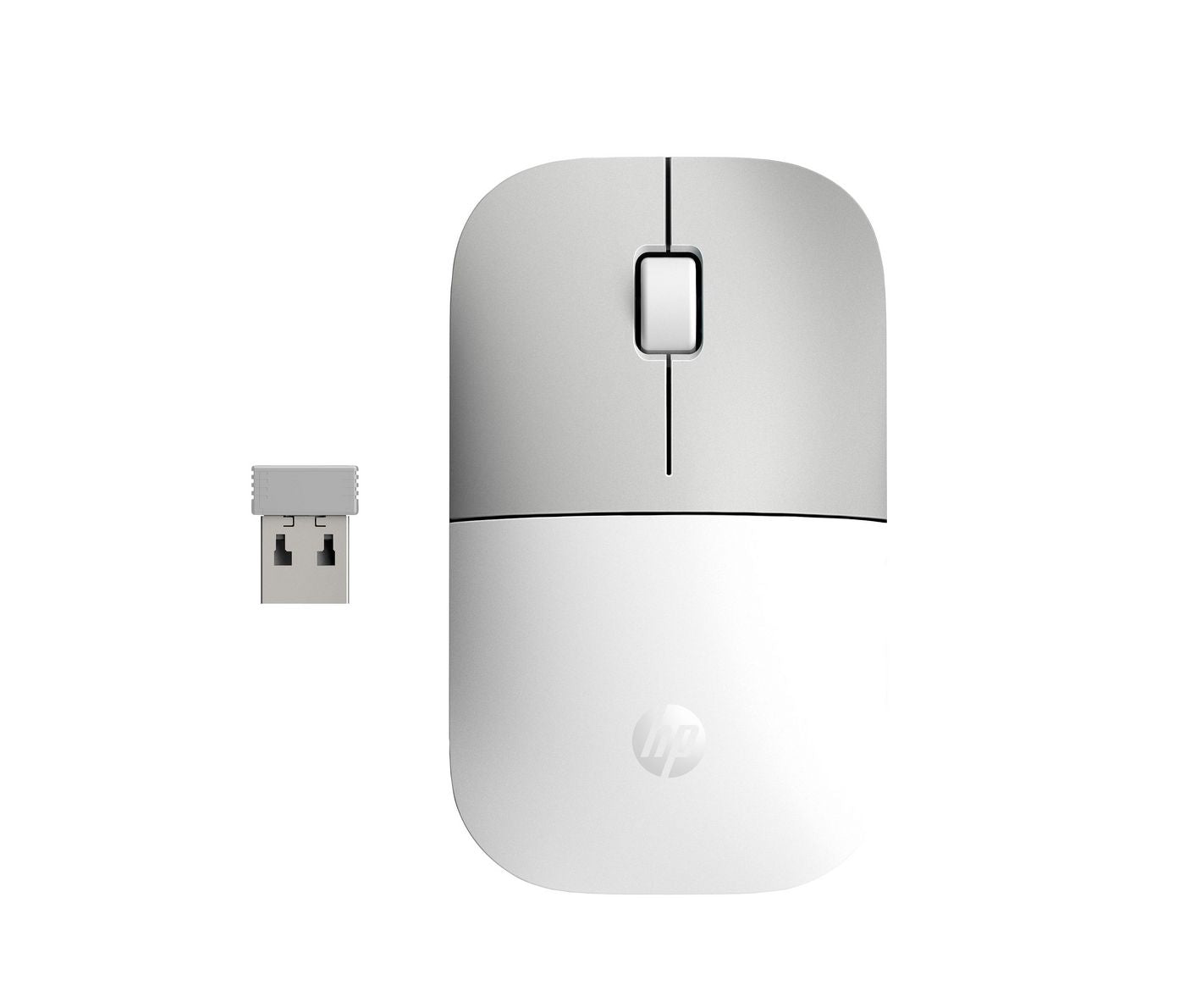 HP Z3700 – Maus – Kabellos (2,4 GHz), 1200 DPI, Weiss/Silber