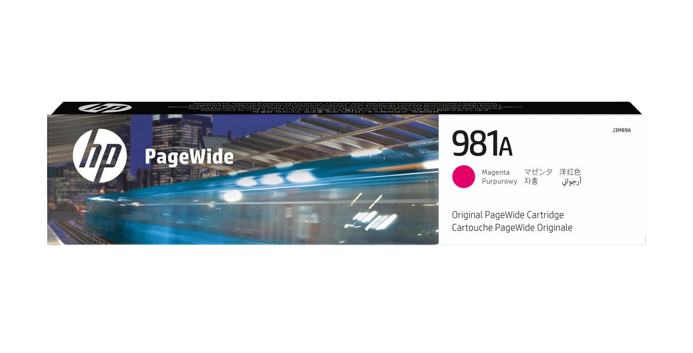 HP Tintenpatrone 981A, Magenta – für Inkjetdrucker/Multifunktionsgeräte