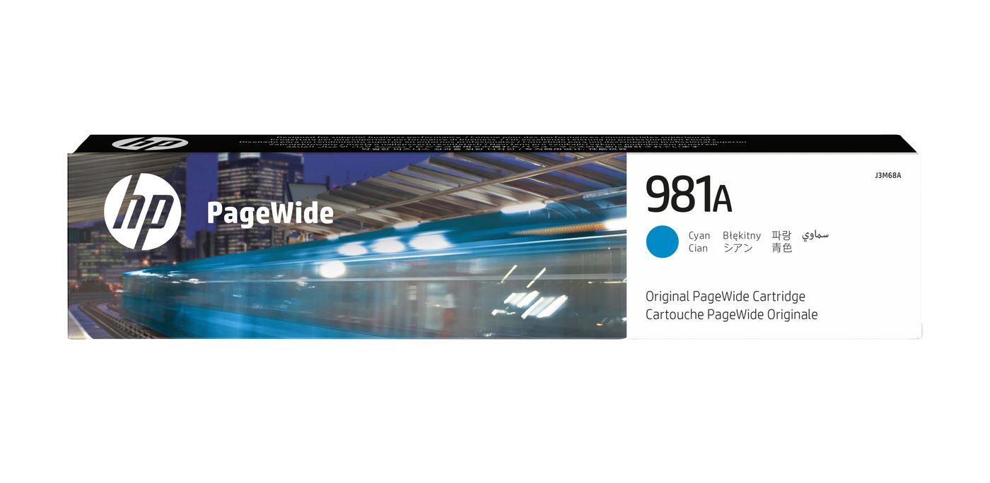 HP Tintenpatrone 981A, cyan, 6'000 Seiten – für Tintenstrahldrucker/Multifunktionsgeräte