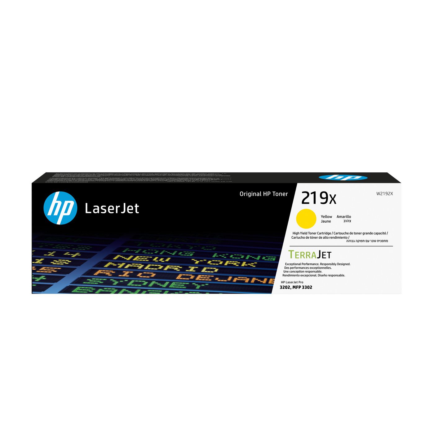 HP Toner 219X – Gelb, 2500 Seiten – für Farb-Laserdrucker/Multifunktionsgeräte