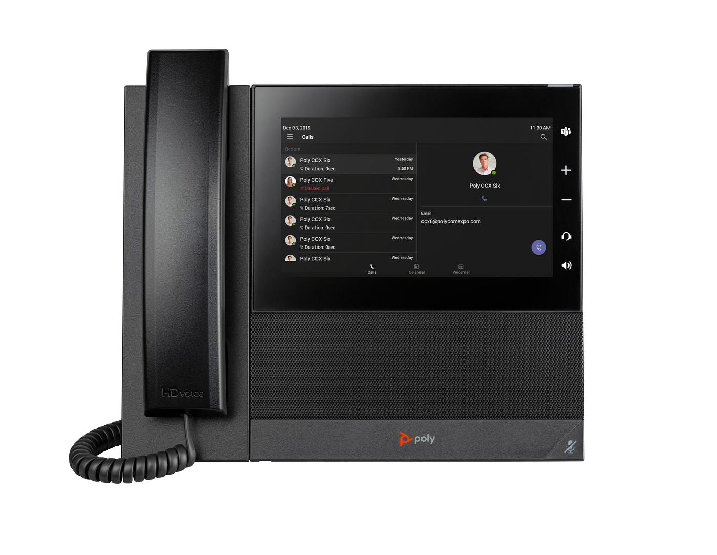 Poly CCX 600 Business Media Telefon – für Microsoft Teams und Skype for Business