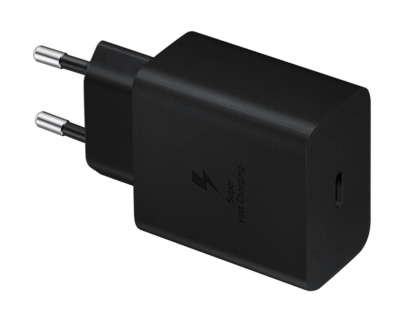 Samsung EP-T4510XBEGWW – Wandladegerät (USB-C PD 45 W) – inkl. 1,8 m USB-C-Kabel, Schwarz