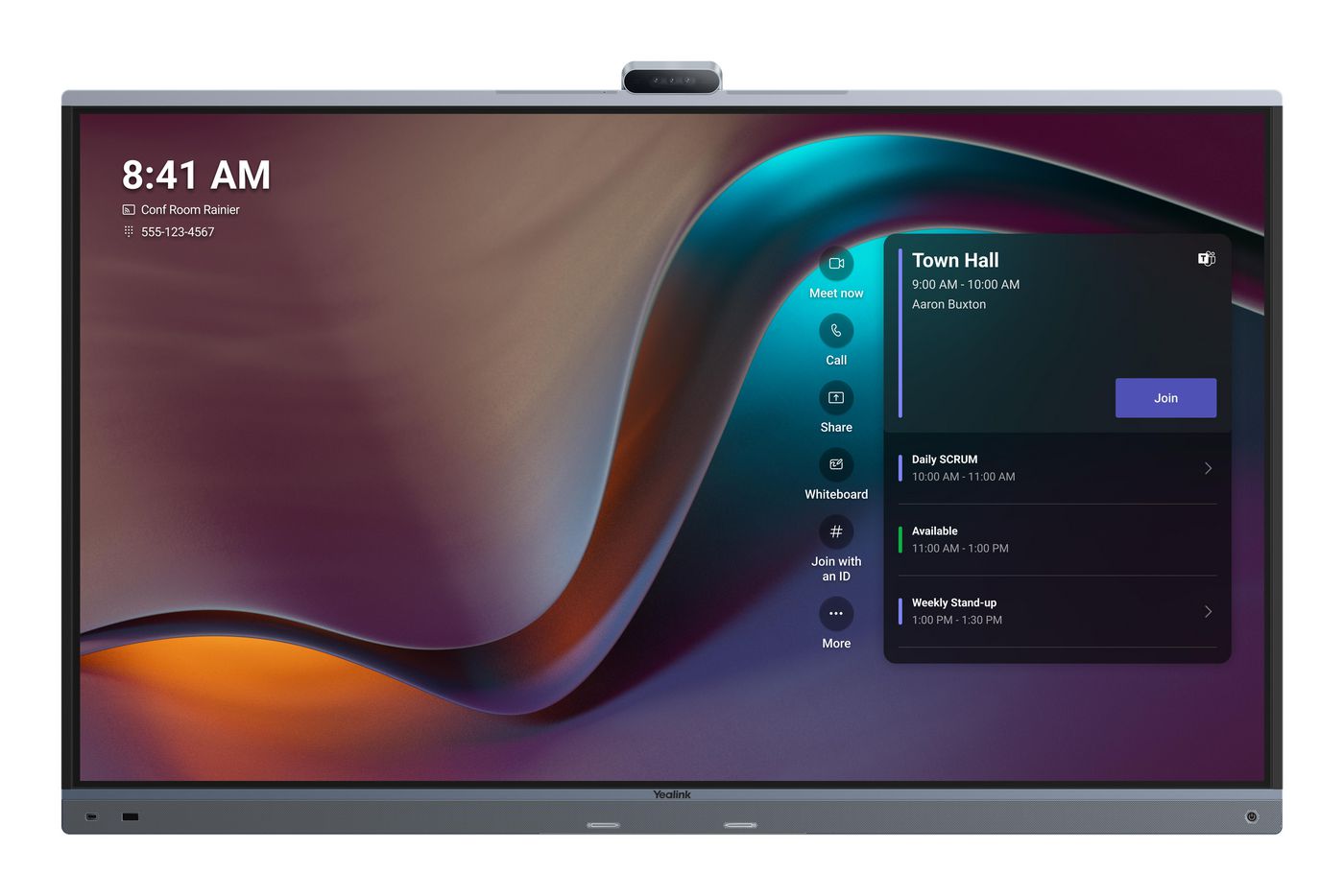 Yealink MeetingBoard 75 Pro MB75Pro-A02 – 75" Touch, 3840 × 2160 (4K), Webcam, LAN