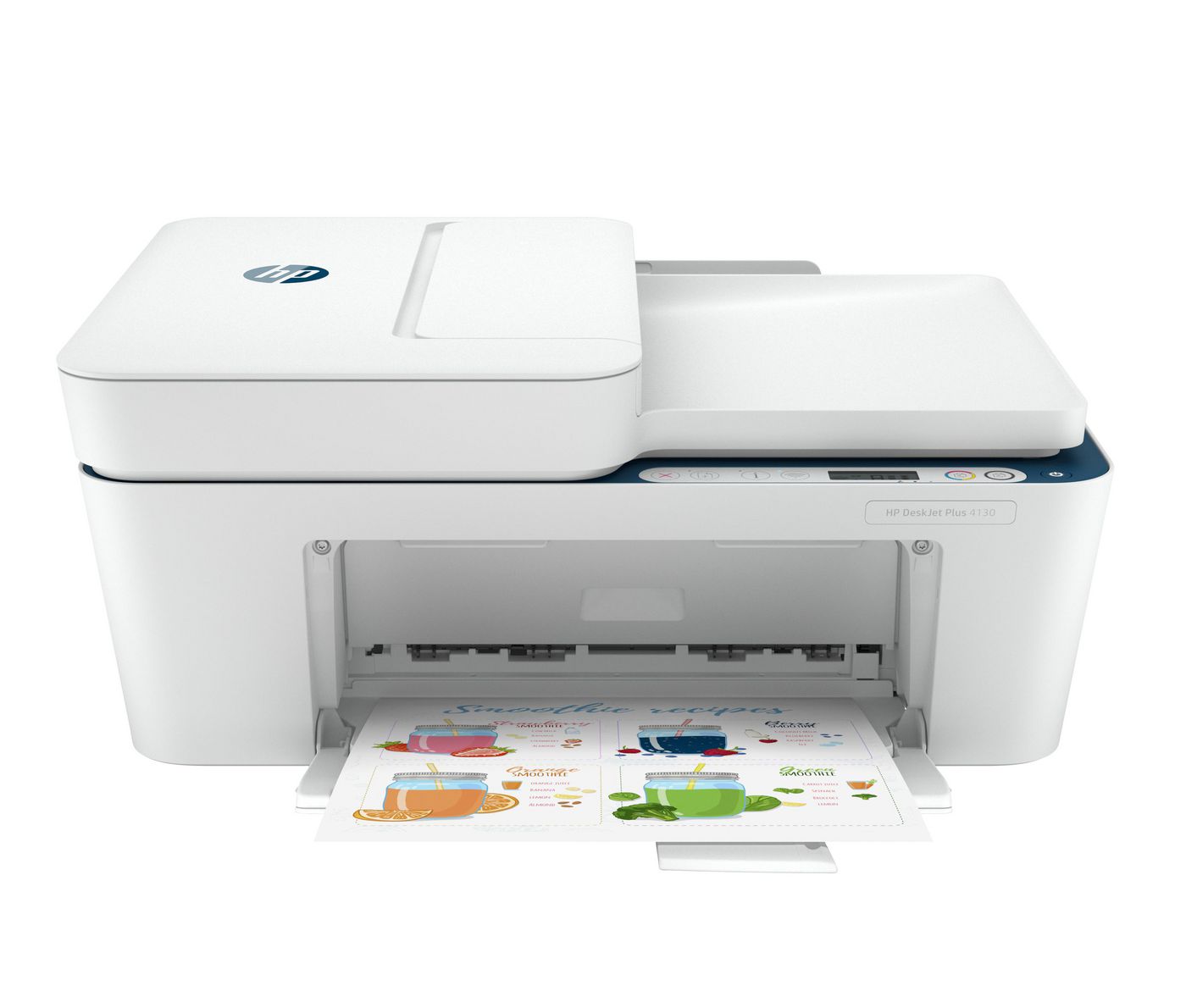 HP DeskJet Plus 4130 – Farbtintenstrahl-Multifunktionsdrucker, A4, 4-in-1, Duplex, ADF, WLAN, AirPrint