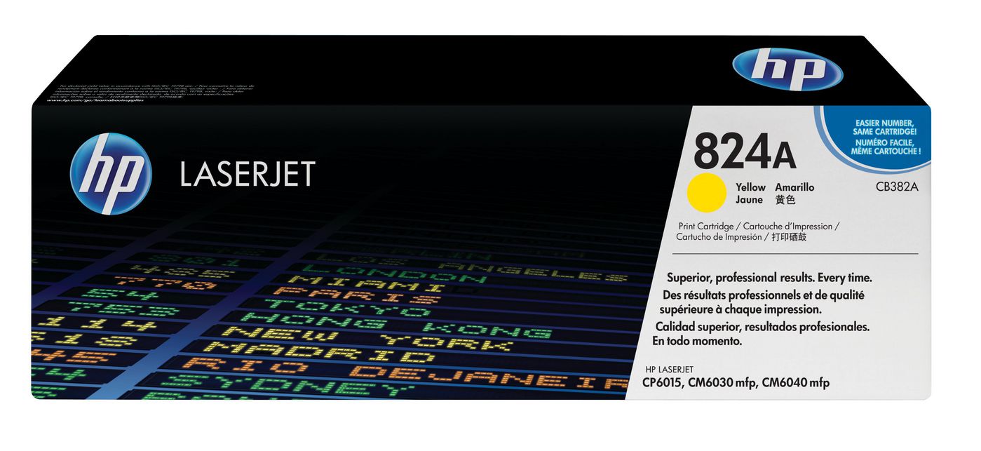 HP Toner 824A – Gelb, 21000 Seiten