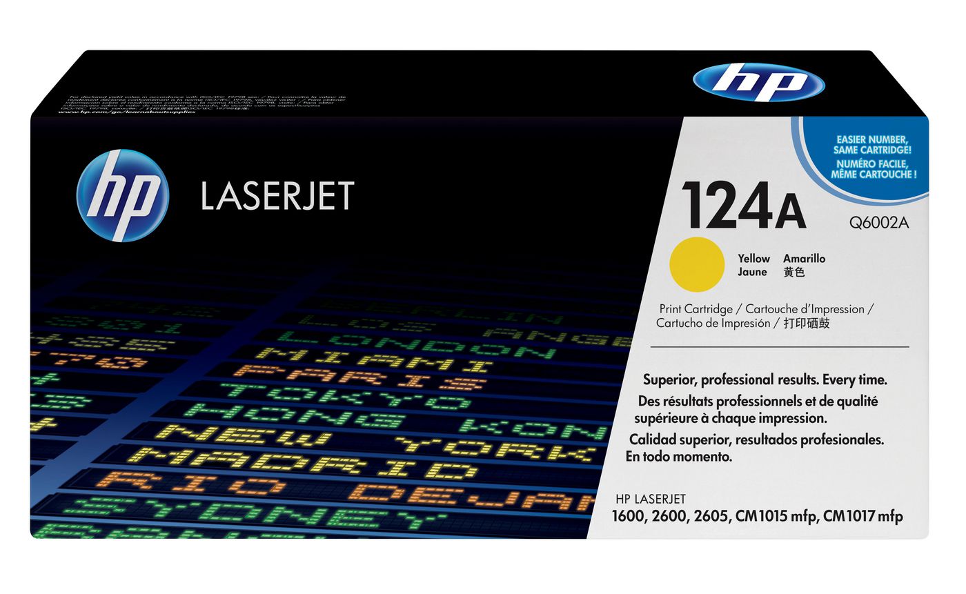 HP Toner 124A – Gelb, 2000 Seiten