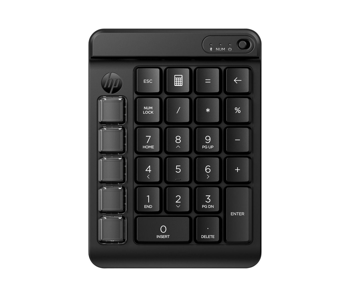 HP 430 Programmierbares Wireless – Tastenfeld-Steuerpult – Bluetooth – programmierbare Schnelltasten – schwarz