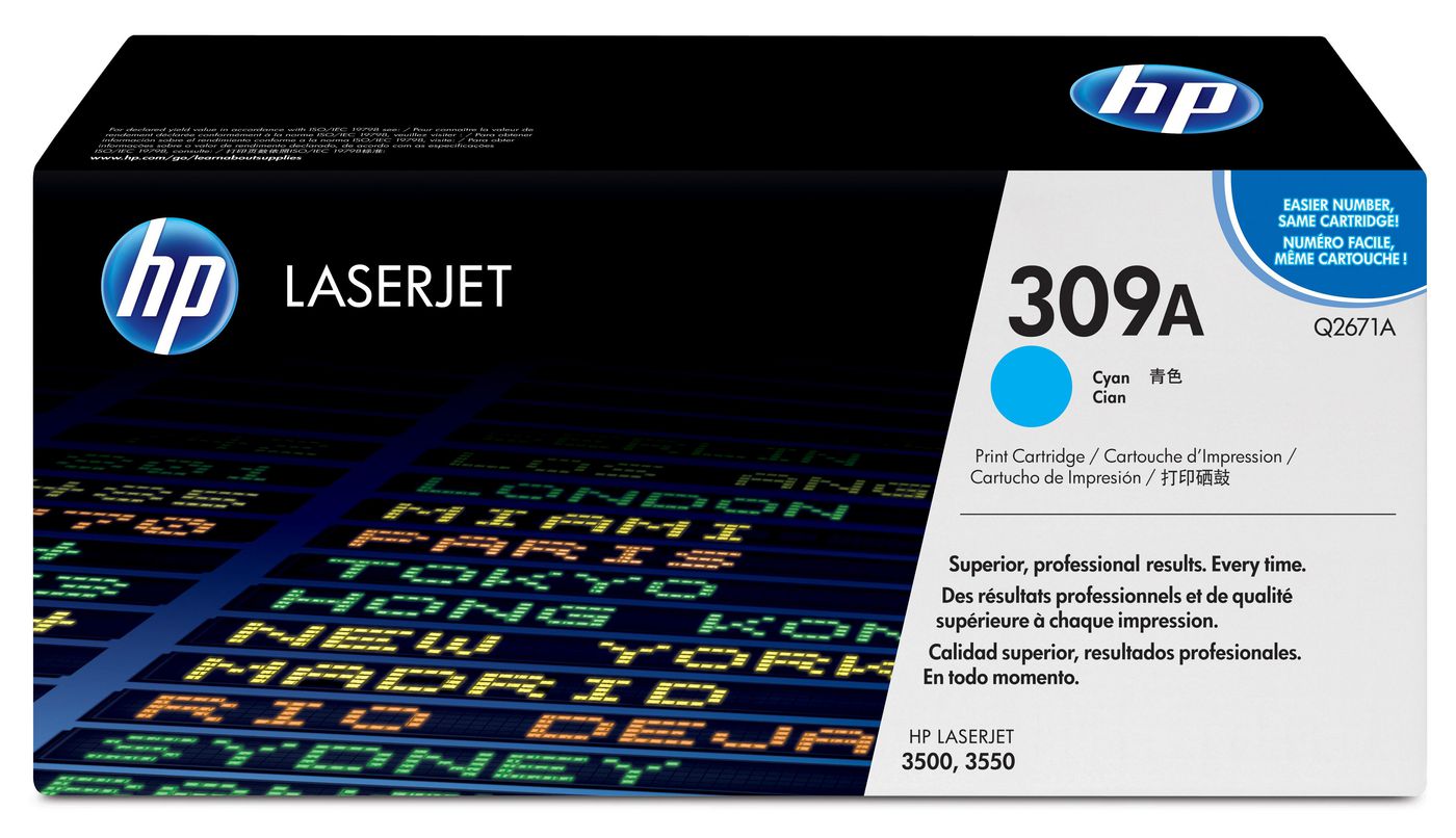 HP 309A Cyan Original Toner