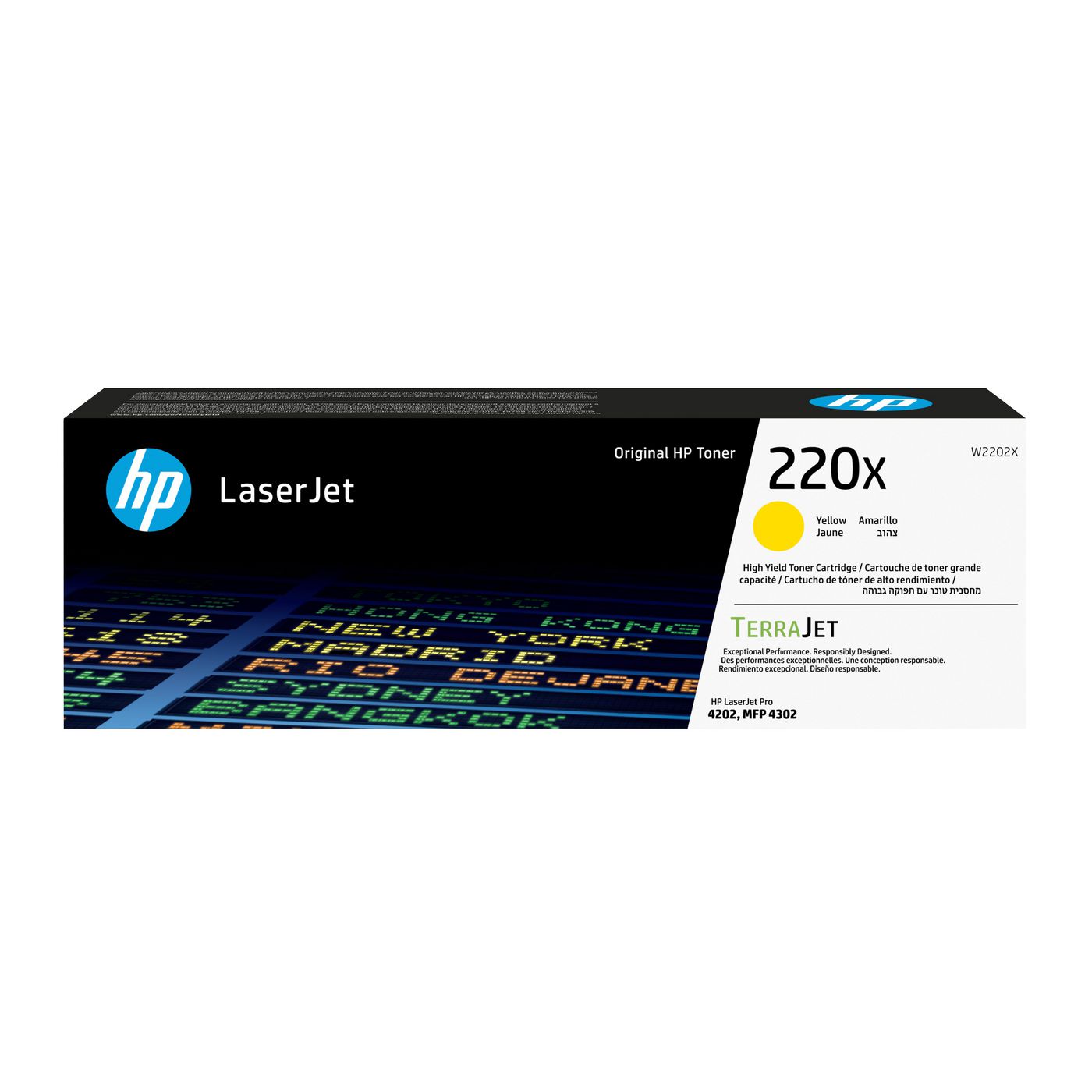 HP Toner 220X – gelb, 5500 Seiten