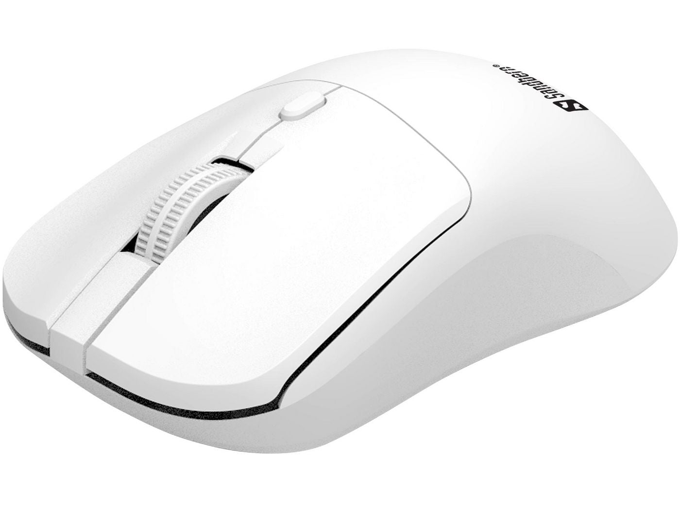 Sandberg 331-05 Wireless Mouse Saver – Maus – Kabellos (2,4 GHz), 1600 DPI, beidhändig, Weiss