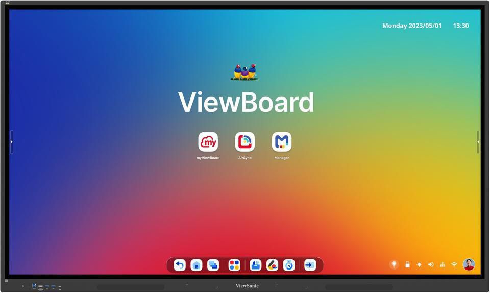 Viewsonic Whiteboard – 166,2 × 93,4 cm, Glas
