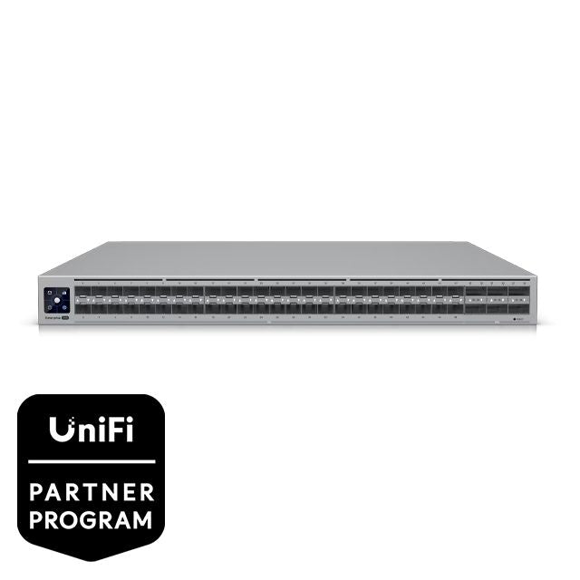 Ubiquiti Enterprise Campus – Managed Switch – 48×SFP28, 6×QSFP28, L2+/L3, 1U