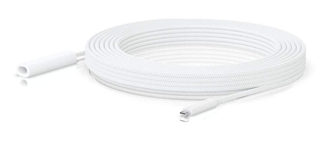 Ubiquiti Headset-/Systemkabel – Stecker zu Buchse – 10 m, Weiss, für UVC-AI-Theta und andere