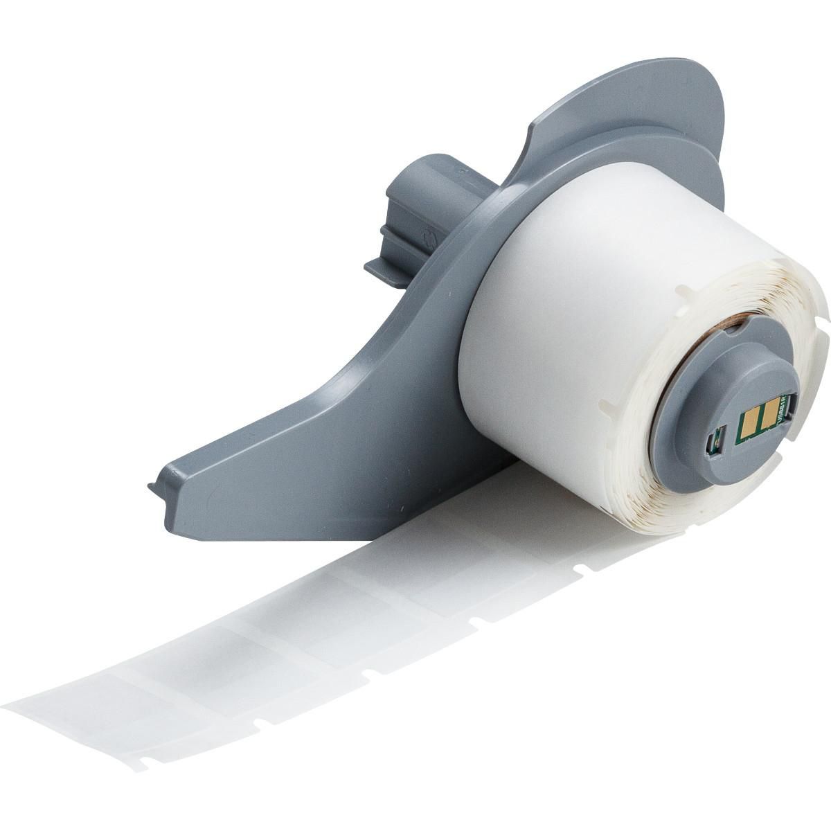 Brady BMP71 – Etiketten (Rolle) 19 × 25 mm – Vinyl, weiss – permanent haftend – Thermotransfer – für M710