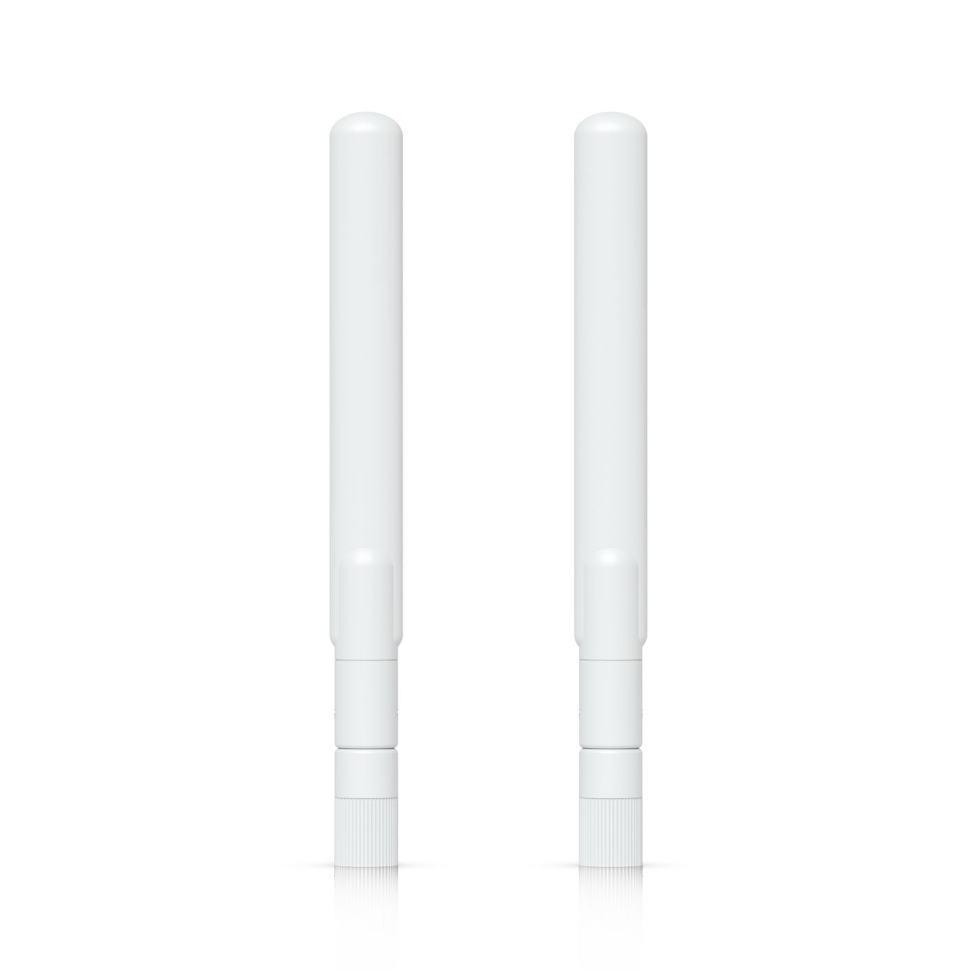 Ubiquiti Omniantenne (2er-Pack), 2,4–5 GHz, 3 dBi (2,4 GHz) / 4 dBi (5 GHz), RP-SMA, IPX6, Weiss