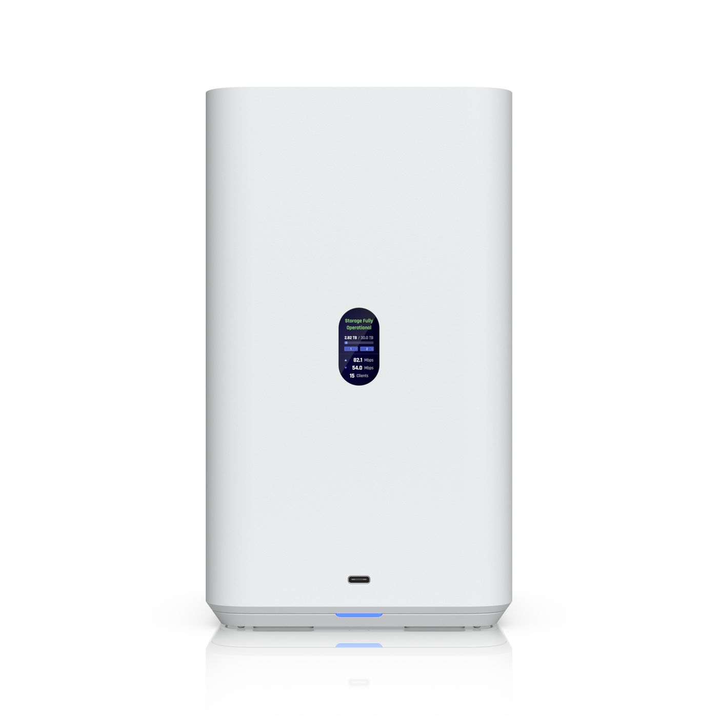 Ubiquiti UniFi Network Attached – 2-Bay Desktop NAS – ARM Cortex-A57, 4 GB RAM, 2,5GbE, für 3,5" HDD