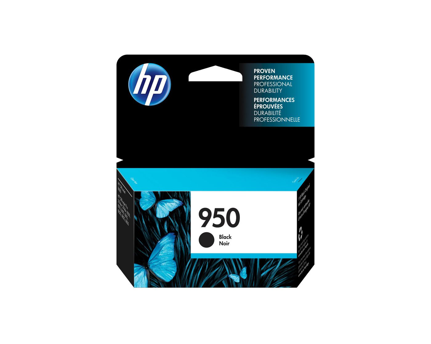 HP 950 Schwarz Tintenpatrone (Original) – 1'000 Seiten – für HP OfficeJet Pro 276/8100/8600 …