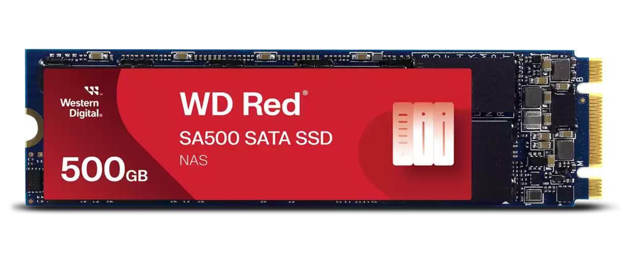 Western Digital Red SA500 500 GB – M.2 2280, SATA 6 Gbit/s, 560/530 MB/s