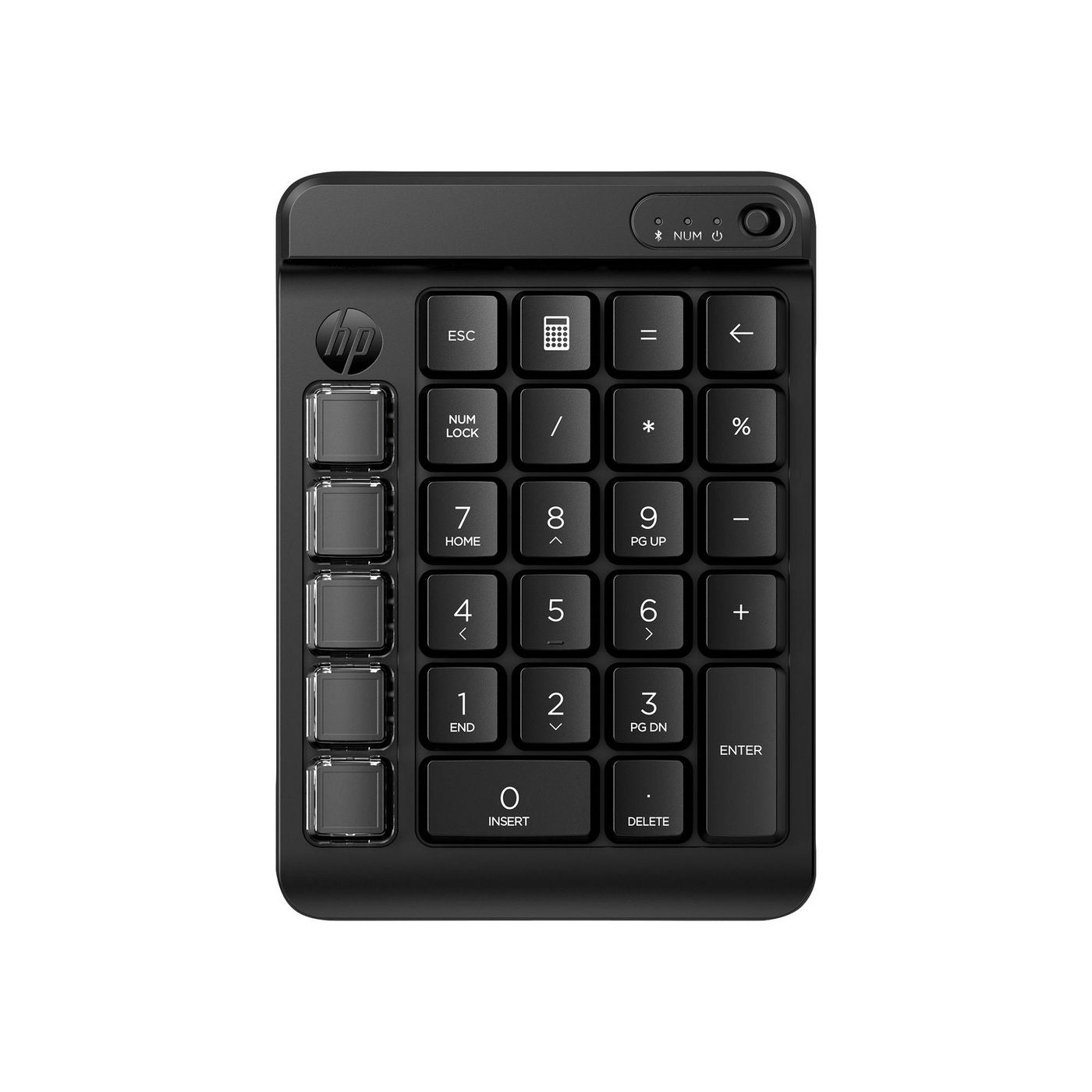 HP 435 Programmierbares Wireless – Tastenfeld-Steuerpult – Bluetooth – programmierbare Schnelltasten – Schwarz