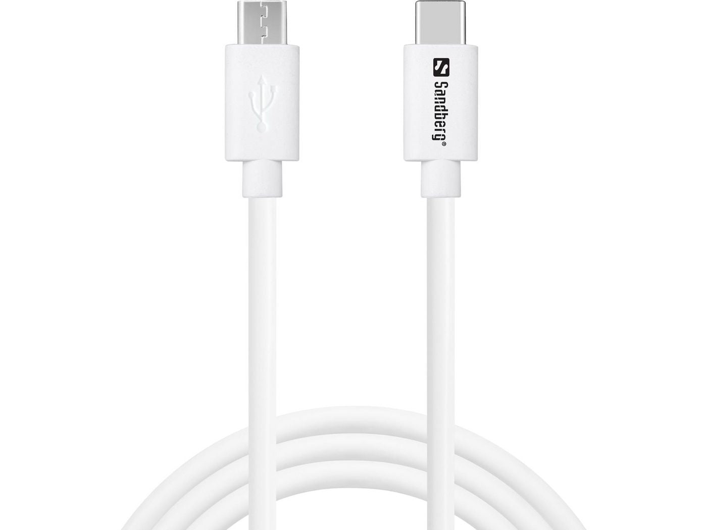 Sandberg Kabel – USB-C auf Micro-USB 1 m – für Micro-USB Geräte