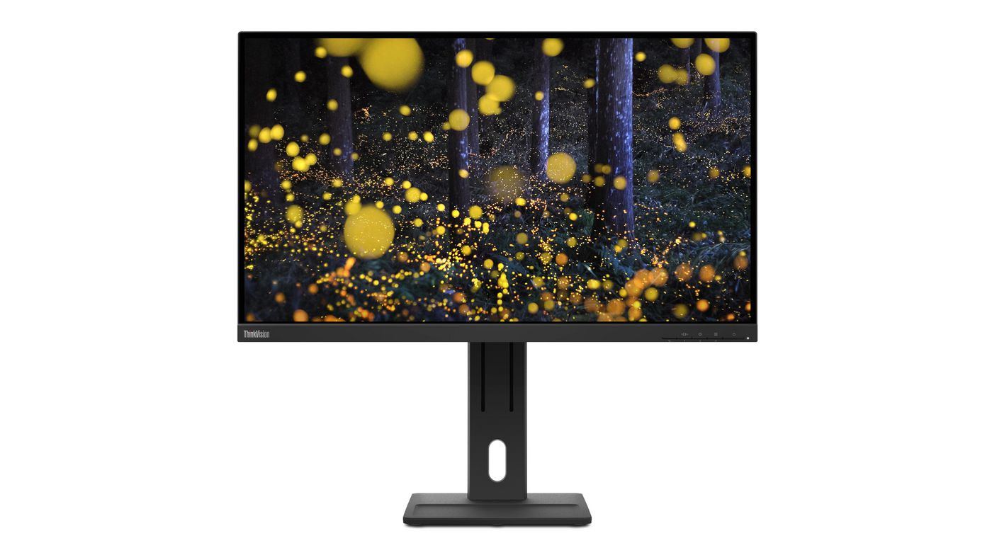 Lenovo ThinkVision E27q-20 – Monitor, 27" WQHD (2560 × 1440), IPS, 75 Hz, 350 cd/m², VESA 100 × 100, Schwarz