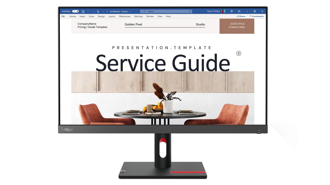Lenovo ThinkVision S24I-30 – Monitor, 23,8" 1920 × 1080 (Full HD)