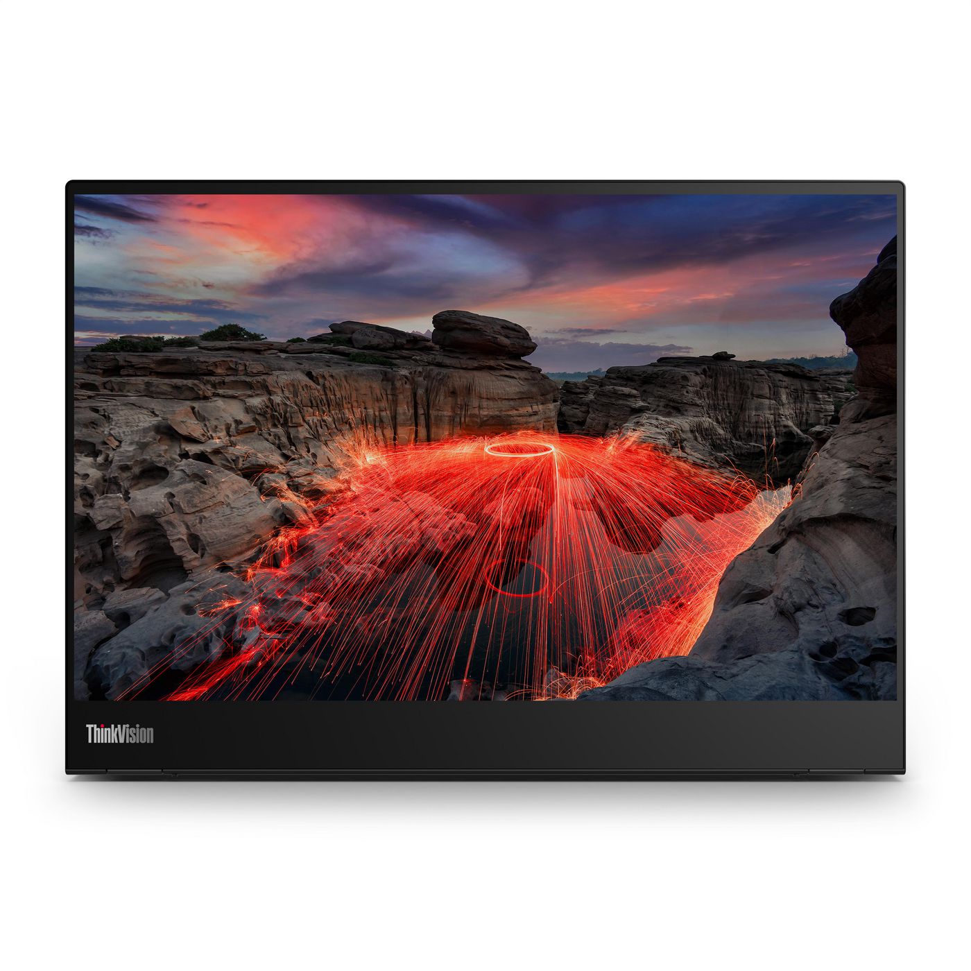 Lenovo ThinkVision – Portabler Monitor, 14,0", 1920 × 1080 (Full HD), IPS, Touch, USB-C