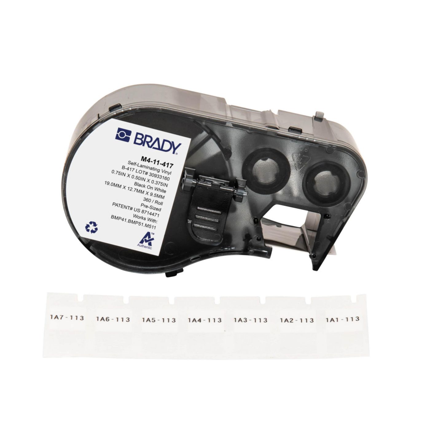 Brady Etiketten (Rolle) – für BMP41, BMP51, BMP53
