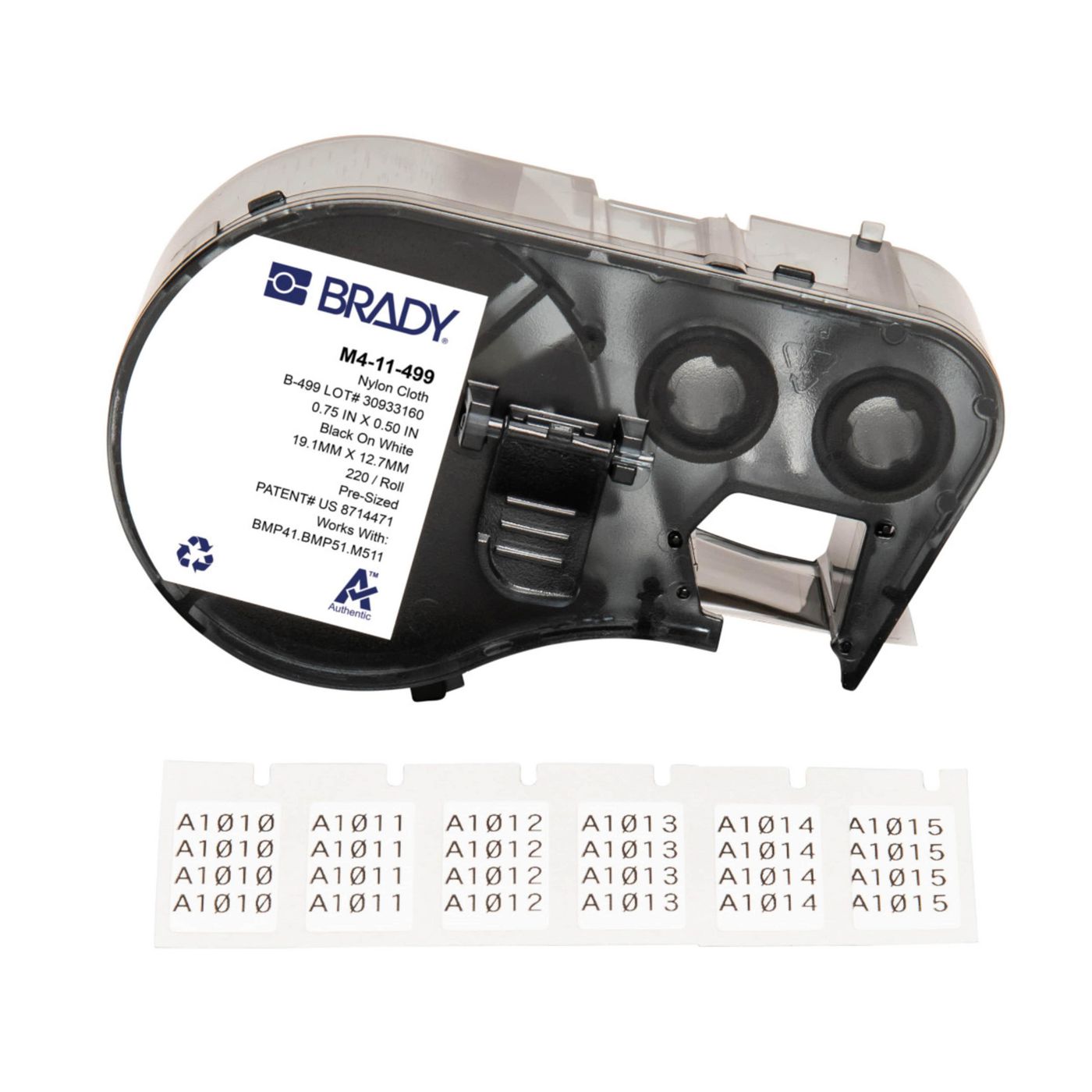 Brady Etiketten (Rolle) – für BMP41/BMP51/BMP53/M511