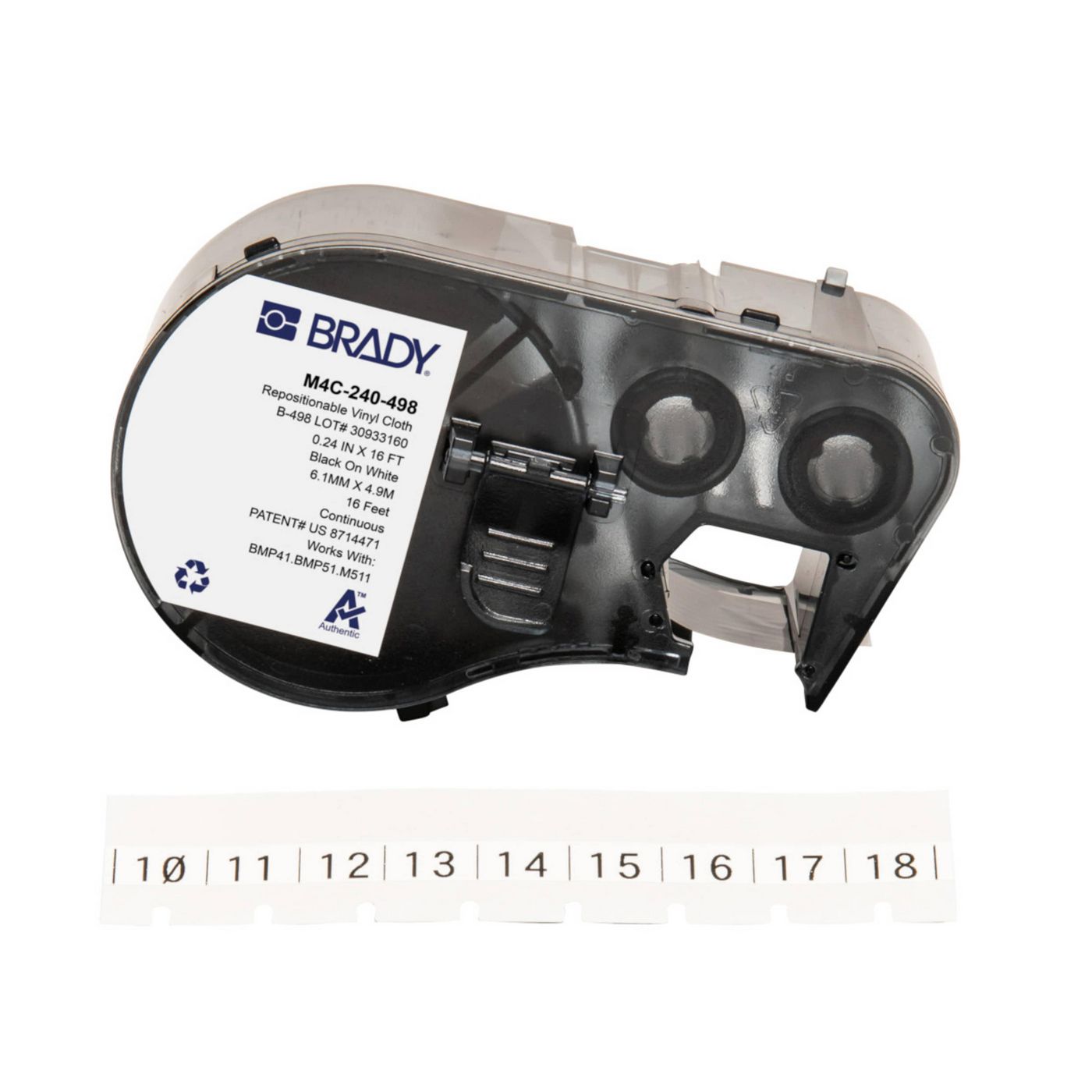 Brady Etiketten (Rolle) – für Brady BMP-Serie (BMP41/BMP51/BMP53/M511)