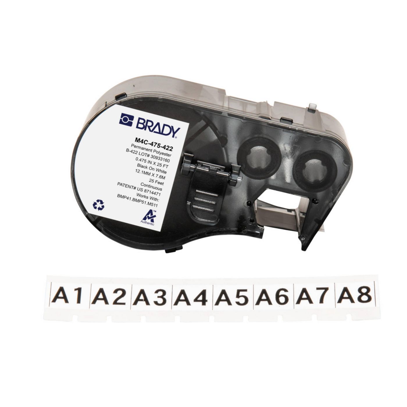 Brady Etiketten (Rolle) – für Brady BMP-Serie